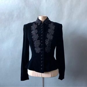 Ralph Lauren Velvet Military Jacket
